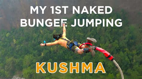 naked bungee jump|RAW: Naked bungee jump 